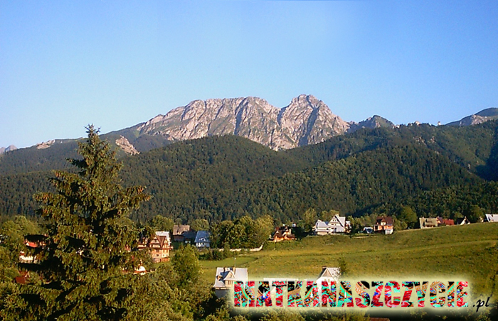 Giewont lato w Kościelisku